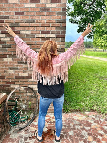 Fringe Denim Jacket