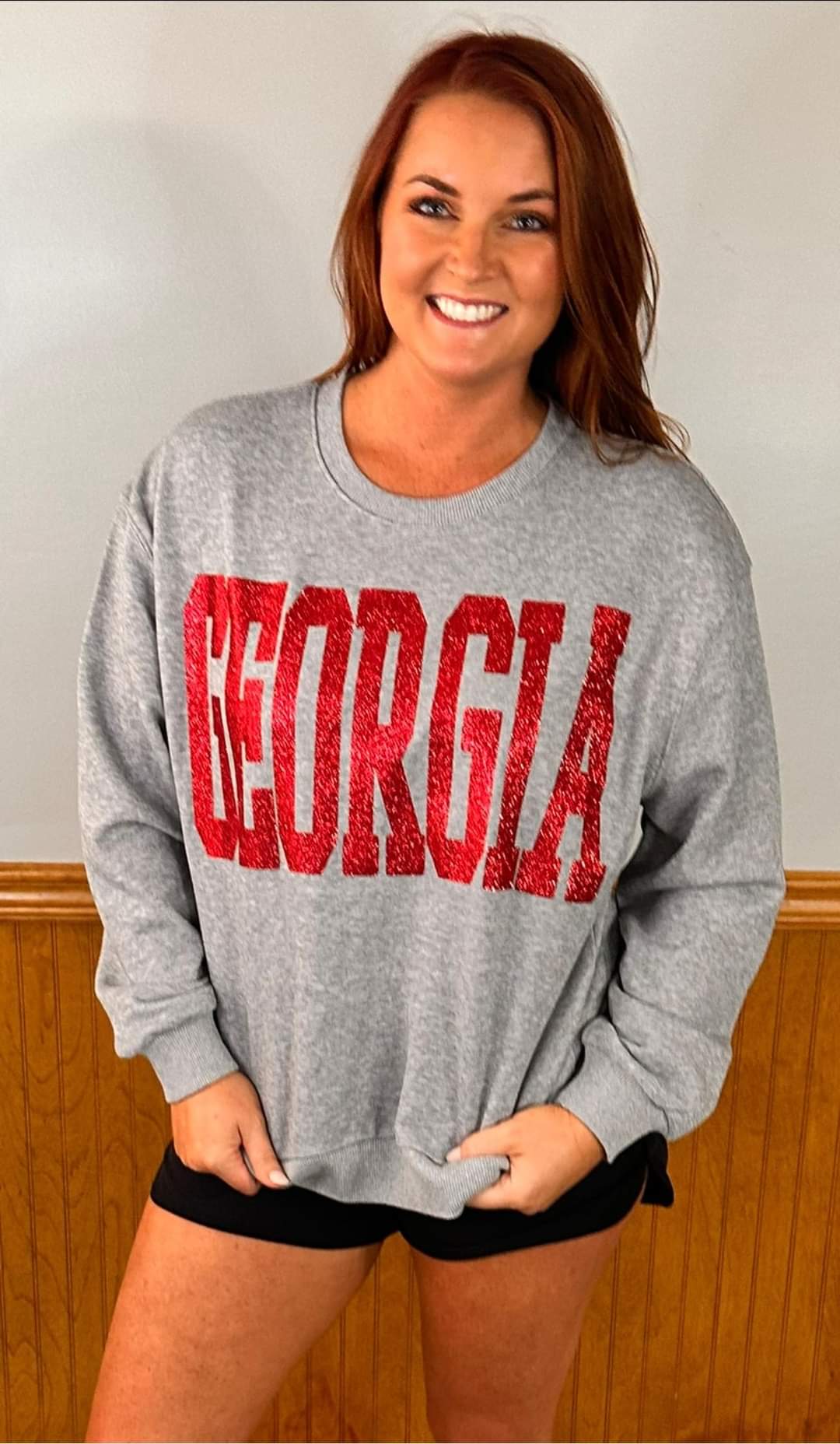 Georgia Glitter Sweatshirt