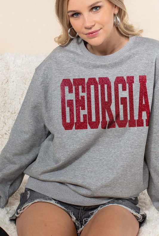 Georgia Glitter Sweatshirt