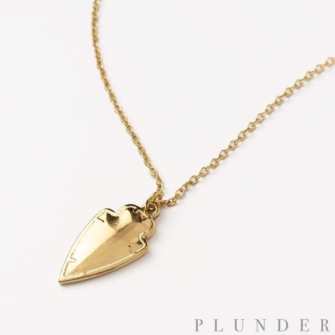 Carissa (arrow) Necklace (18K Gold)