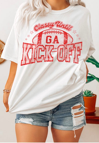 Classy Until Kick-off T-shirt